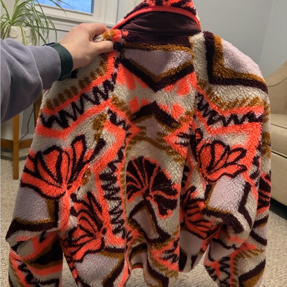 NWOT Hit The Slopes Printed Fleece Jacket - Picture 9 of 9